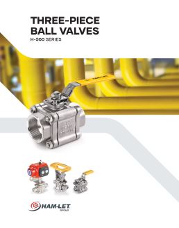 Three-piece Ball Valves - H-500 Series