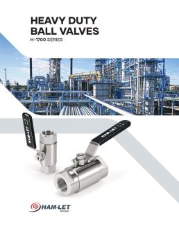 Heavy Duty Ball Valves - H-1700 Series