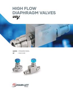 High Flow Diaphragm Valves